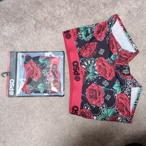 Rose paisley PSD set